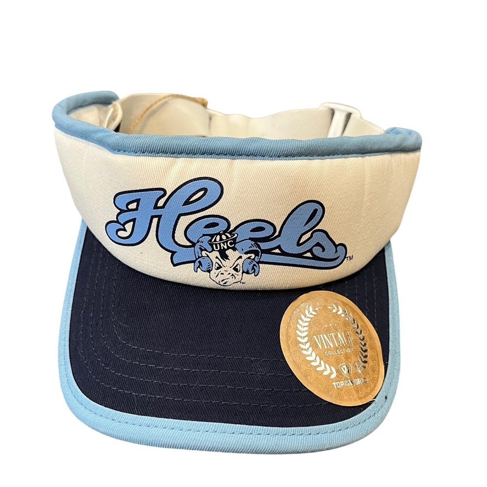 Top of the World Visor Unisex OSFA Blue UNC North Carolina Tar Heels Vintage
